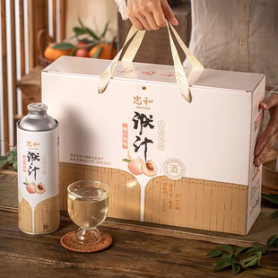 忠和房县黄酒气泡黄酒3.6度低度黄酒1L*4听礼盒组装