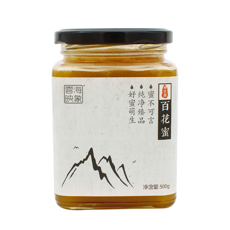 【拍2发3】神农架蜂蜜土蜂蜜百花蜜蜂蜜纯正天然农家自产500g