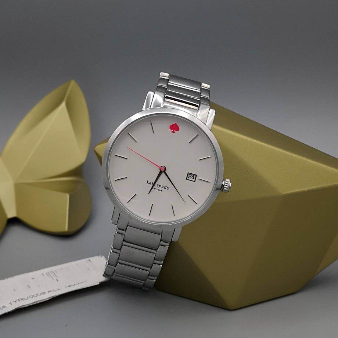 凯特丝蓓kate spade手表不锈钢石英女表1yru0008