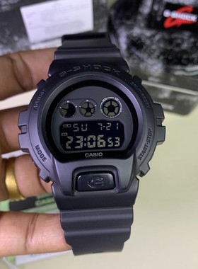 现货CASIO卡西欧三眼石英运动防水手表男DW-6900BB GW-6900