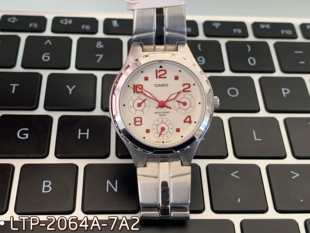 1303 卡西欧女士石英手表时尚 2085 2064A 1391 指针钢带防水LTP