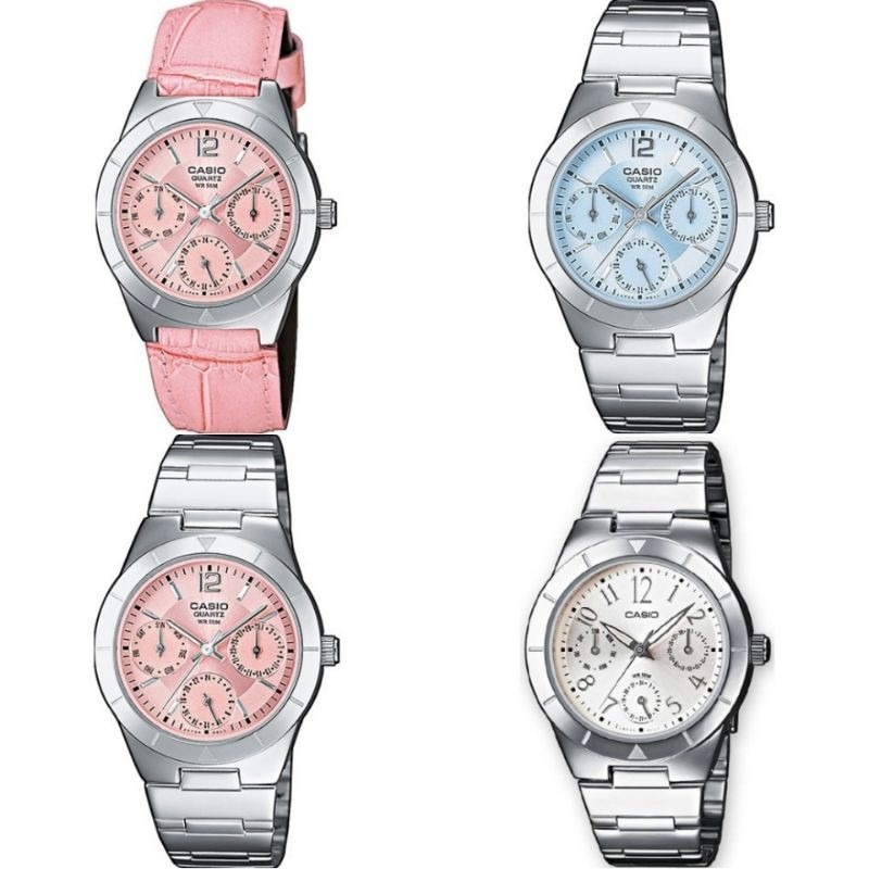 卡西欧防水石英女手表