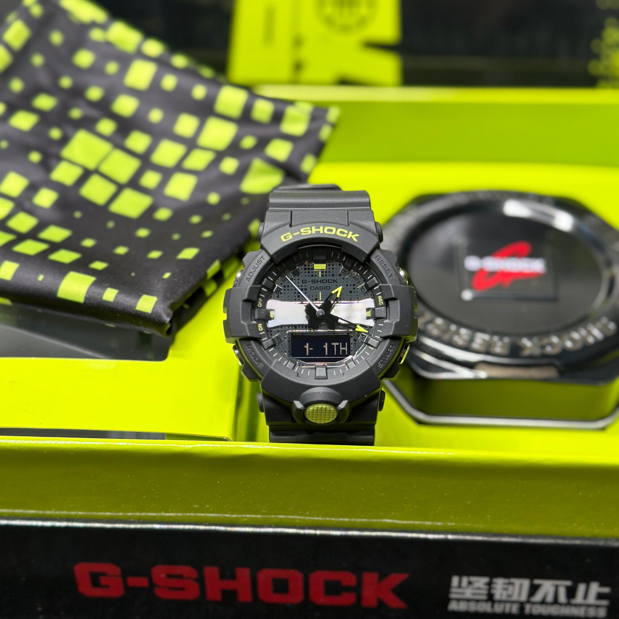 卡西欧手表男硬碰硬不屈之光运动防水男表ga-800dc awg-m100sdc