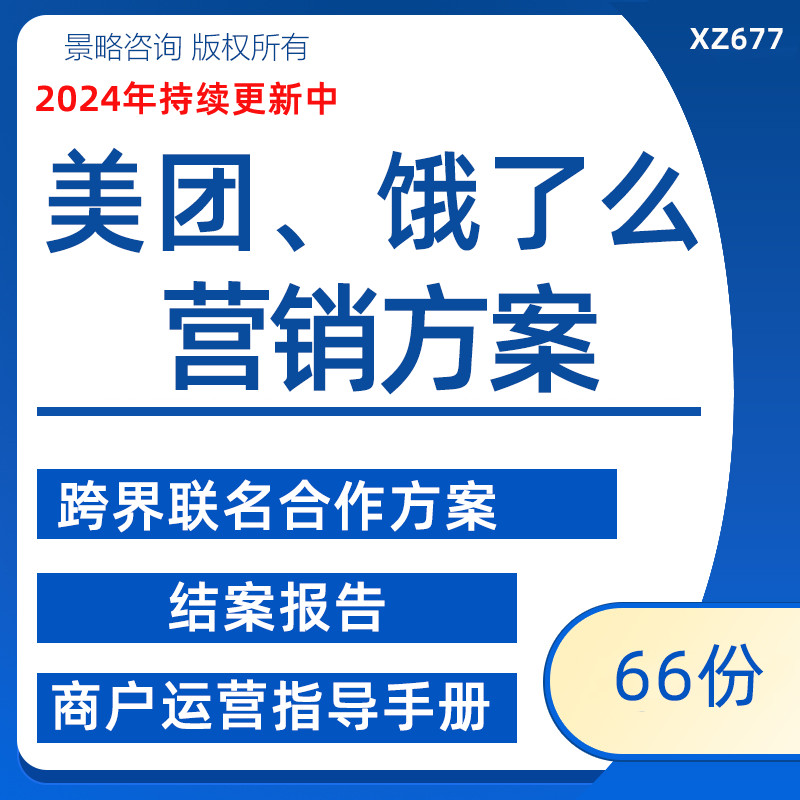 外卖平台产品营销方案美团饿了么运营实践指导手册营销结案报告