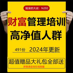 高净值人群客户财富管理销售培训ppt课件保险问卷话术税务视频