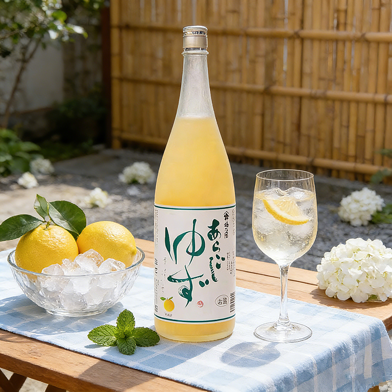 梅乃宿日本进口柚子酒1800ML