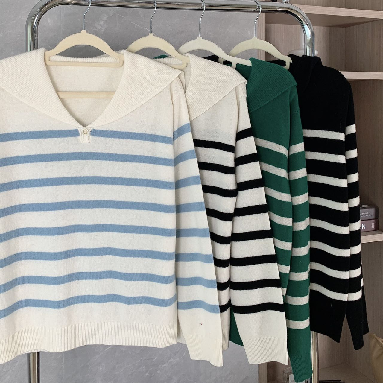 《仙仙专属》羊毛衫长袖打底衫修身内搭针织上衣6525