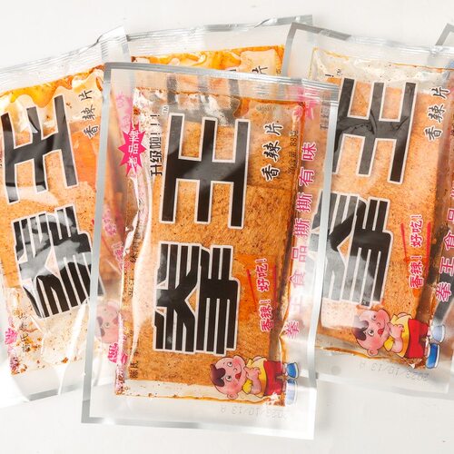 拳王豆皮片湖南特产零食包装辣条