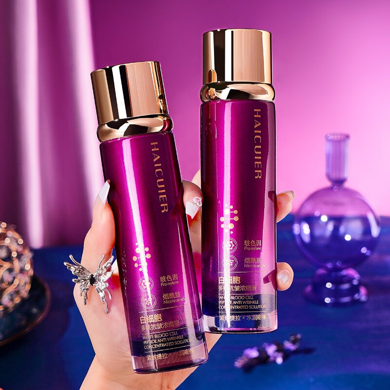 美容院白细胞浓缩精华液保湿修护紧致抗皱淡纹面部护肤品女士专用