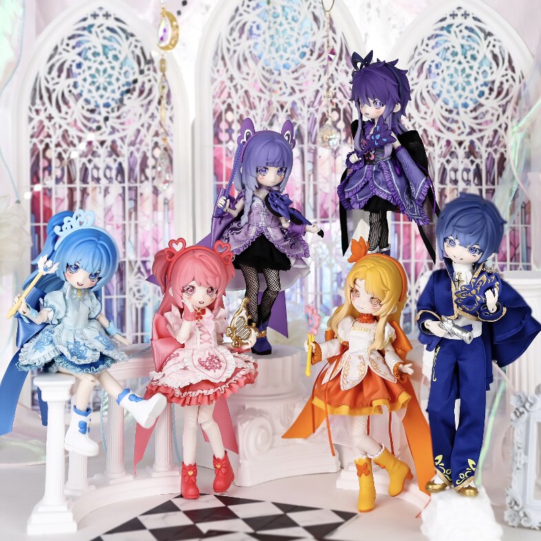 潘妮的宝盒巴啦啦小魔仙初代魔仙盲盒8分BJD可动手办可爱娃娃礼物