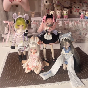 不可食用人偶 可爱怪谈 8分植发BJD盲盒可动盲盒潮玩手办摆件礼物