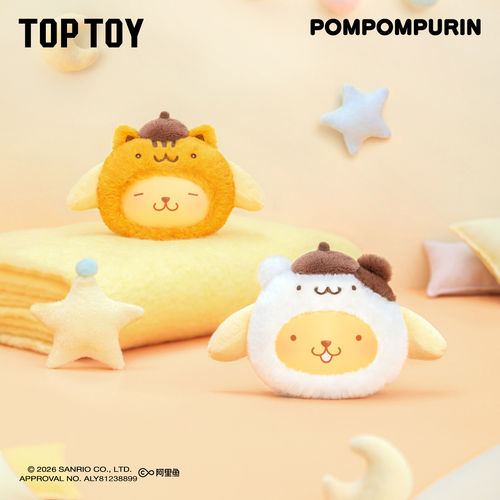 TOPTOY布丁狗好朋友系列搪胶毛绒挂饰盲盒公仔挂件可爱周边礼物女