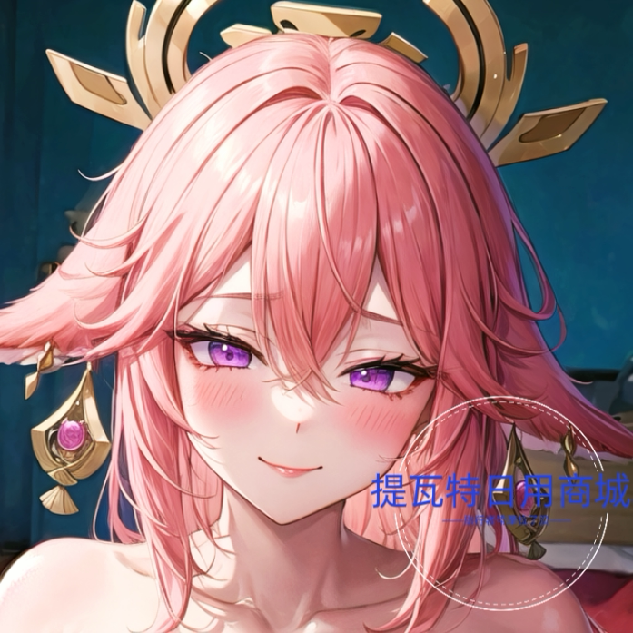 八重神子硅胶滑鼠标垫3d立体护腕柔软原神二次元周边桌垫