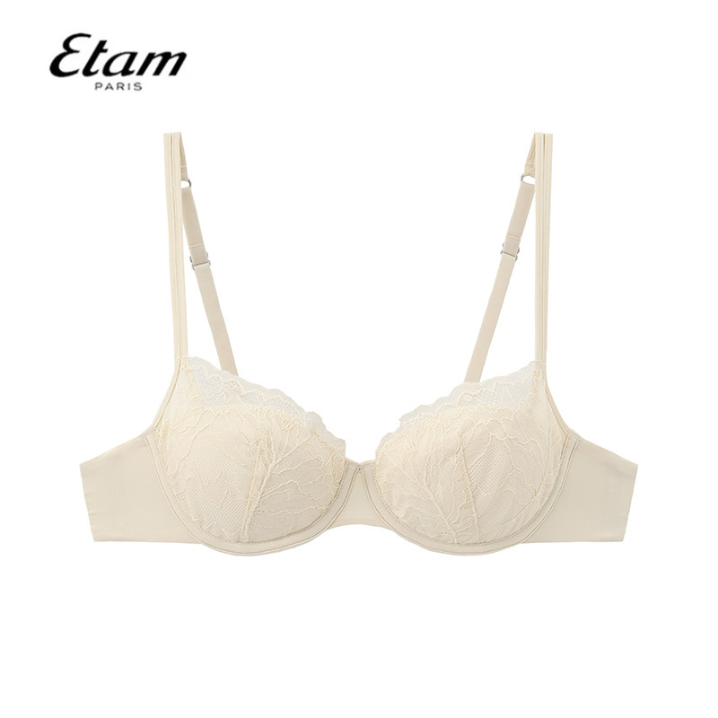 Etam法式蕾丝聚拢收副乳文胸图片