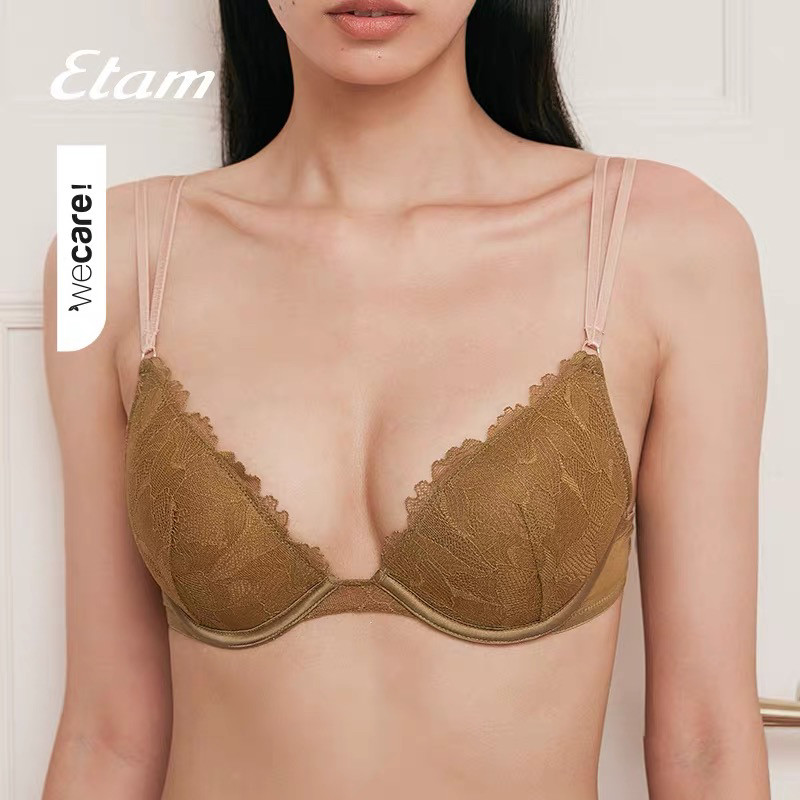 Etam蕾丝3/4杯钢圈水袋杯小胸聚拢文胸性感透气内衣女W322DI0121,女士内衣/男士内衣/家居服,文胸,淘宝优惠券,粉丝福利购,淘宝优惠卷