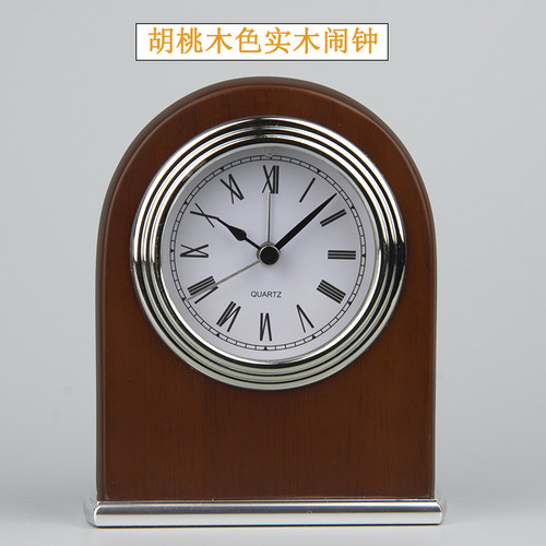 宾馆闹钟台面带夜灯原木可定制