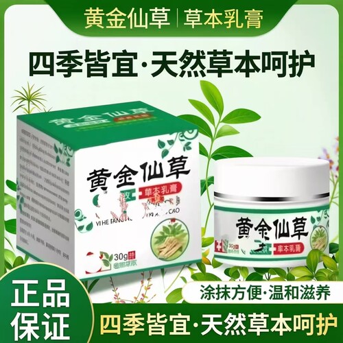 正品黄金仙草乳膏慢性成人牛皮肤全身癢外用湿毒清止软膏四季皆宜
