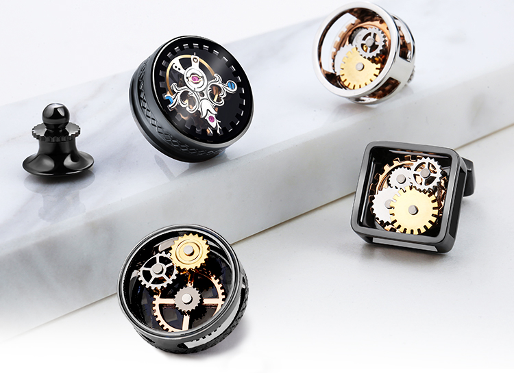 个性时尚胸针男士西装高档轻奢