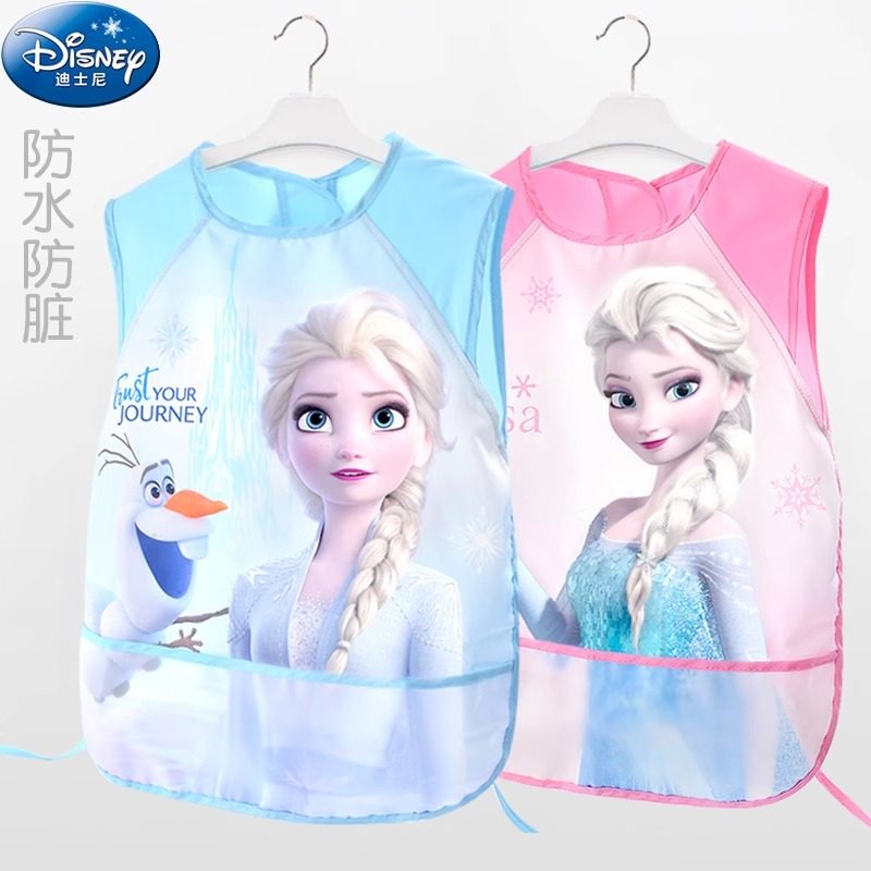 迪士尼儿童罩衣女童公主防水幼儿饭兜宝宝吃饭画画围裙围兜反穿衣,童装/婴儿装/亲子装,反穿衣/罩衣,淘宝优惠券,粉丝福利购,淘宝优惠卷