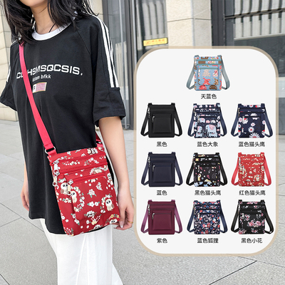 新款尼龙布包女包新款妈妈包斜挎包休闲牛津布帆布包迷你小包女包