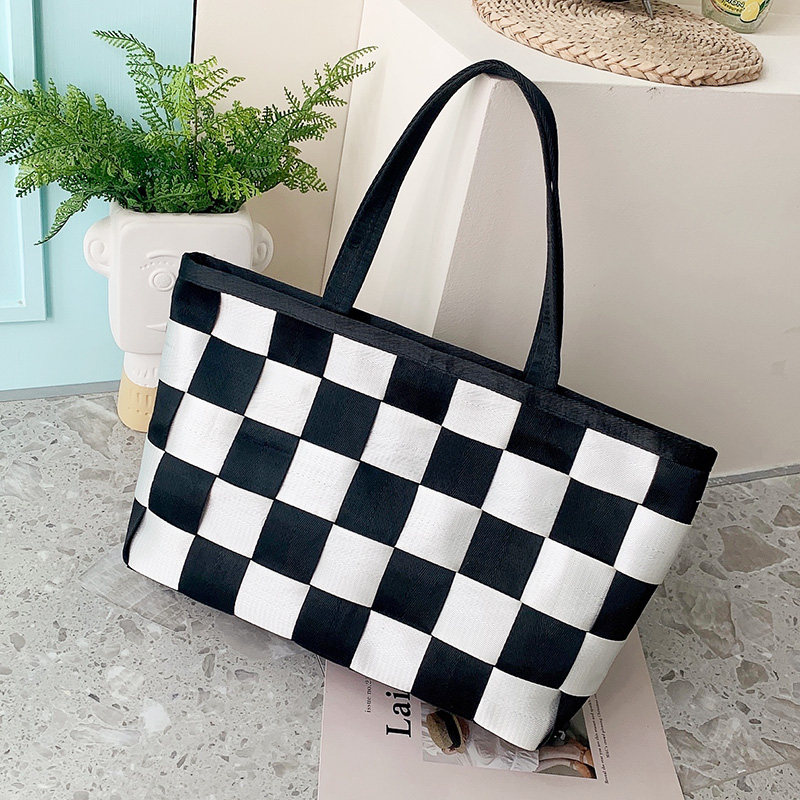 夏季编织包安全带包2023新款女子包包手提女款休闲单肩潮流街头热