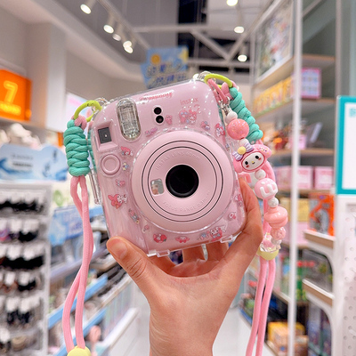 拍立得保护壳mini12富士相机包11/7+7c/7s可爱挂绳90/40/25/89/SE