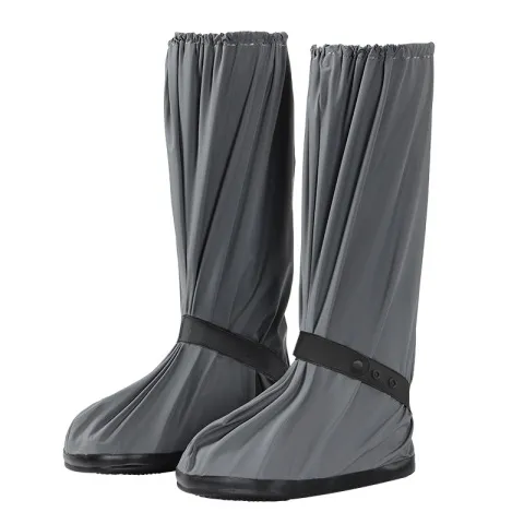 拉链50五套筒加厚下水鞋厘米高超防水鞋套防雨PVC耐磨