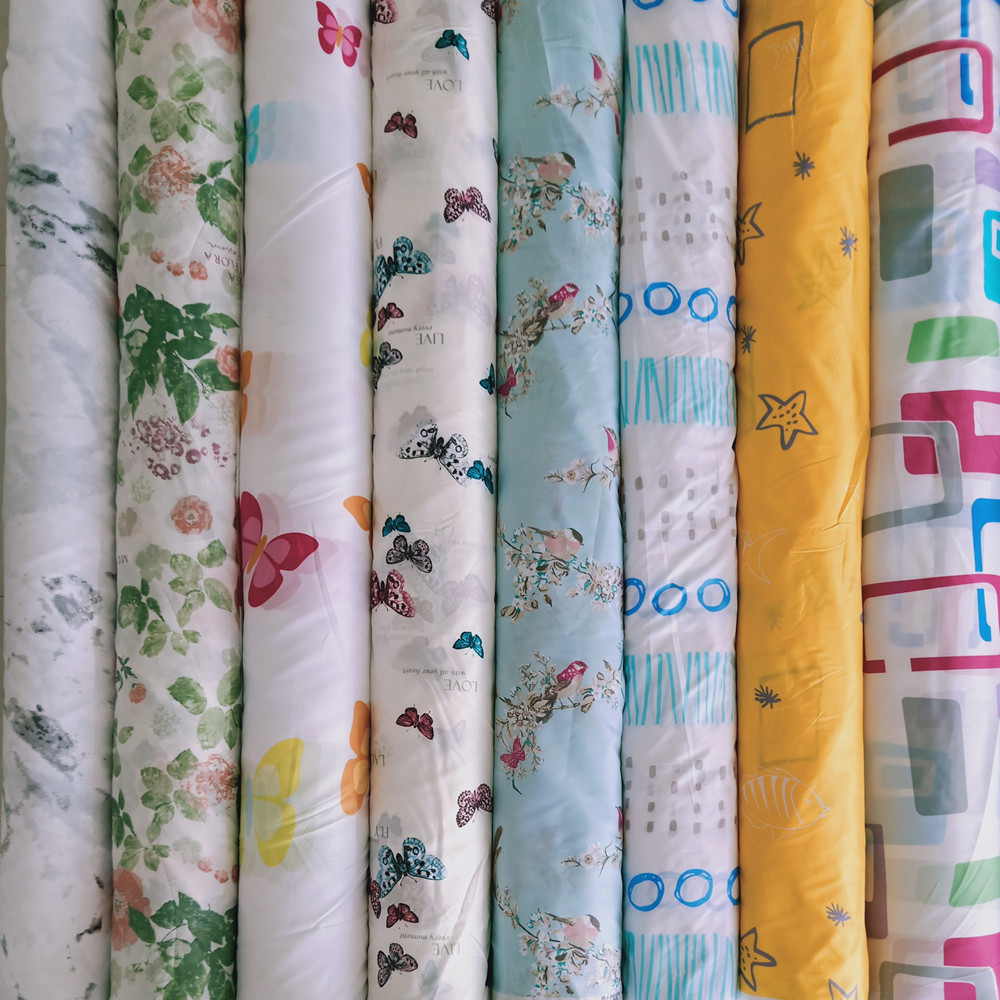 防霉防水浴帘涤纶布定做浴室隔断