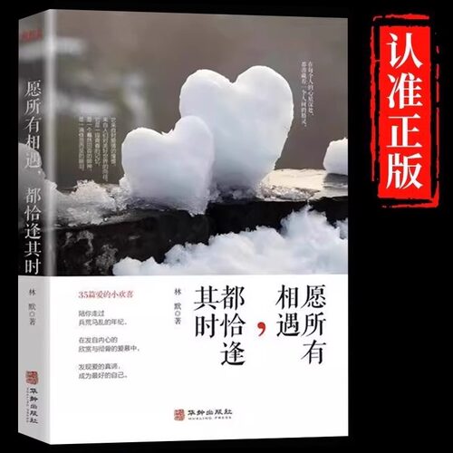 愿所有相遇都恰逢其时正版原著 35篇爱的小欢喜 陪你走过兵荒马乱的年纪 发现爱的真谛成为更好的自己 心灵治愈青春正能量励志书籍