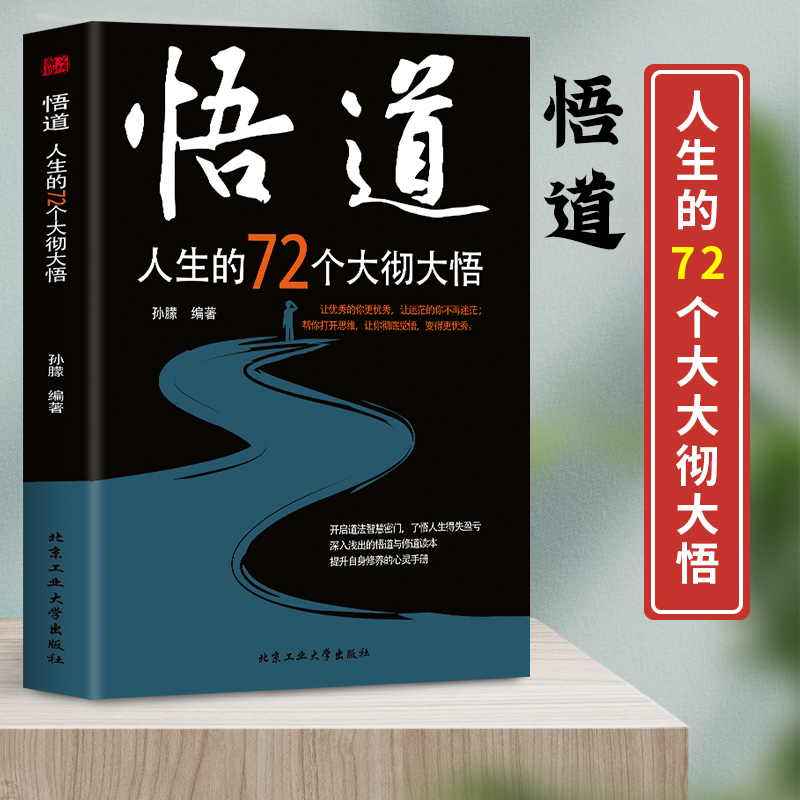 正版悟道人生的72个大彻大悟开启道法智慧密门帮助都市人提高自身修养开启道法智慧密门了悟人生得失盈亏