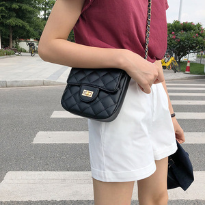 韩版黑色mini小包