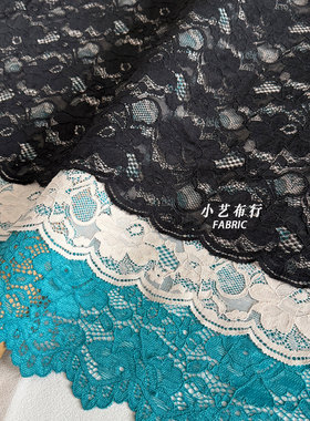 多花色镂空花朵蕾丝花边服装面料
