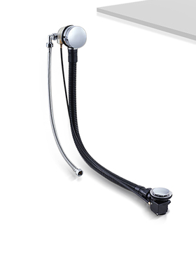 科勒K-18669T-CP/K-18667T-CP 浴缸三合一下水