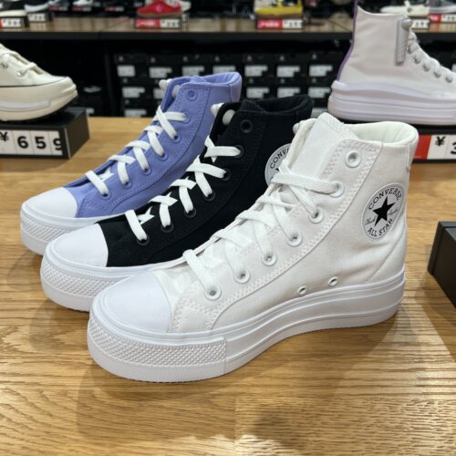 匡威系带allstar厚底增高高帮帆布鞋女 A19323C A19292C A19293C
