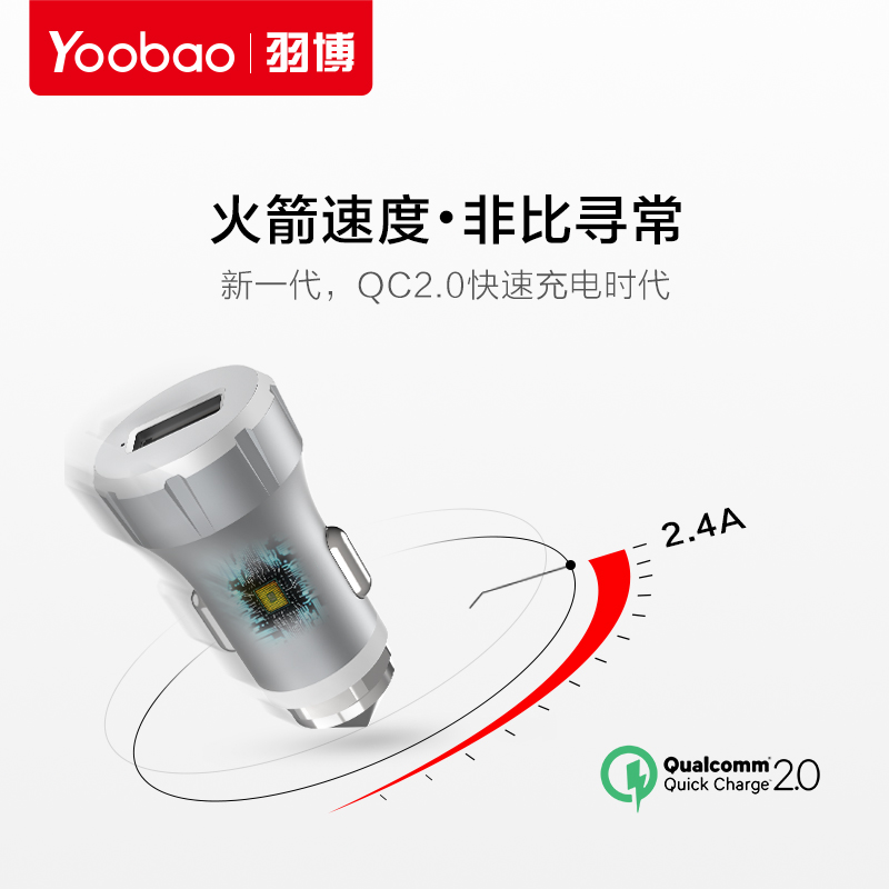 chargeur YOOBAO 2.4A, 2A - Ref 1294512 Image 4
