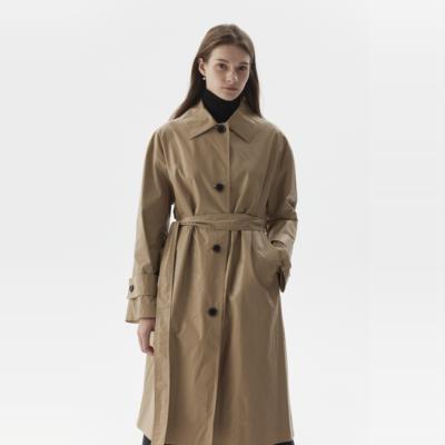 SoftSelf·目之所驻休闲风衣外套女中长款秋季高级感英伦风双面穿