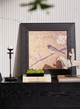 新中式东方美学装饰画木质相框