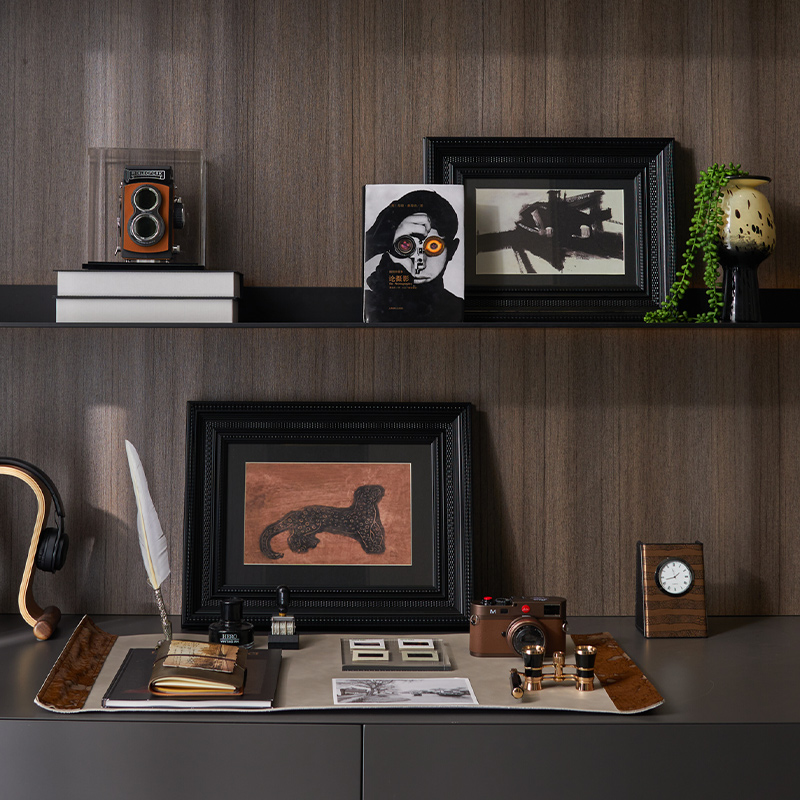 极繁主义黑白灰风格摄影道具相机模型摆件兴趣房间装饰布置温馨风