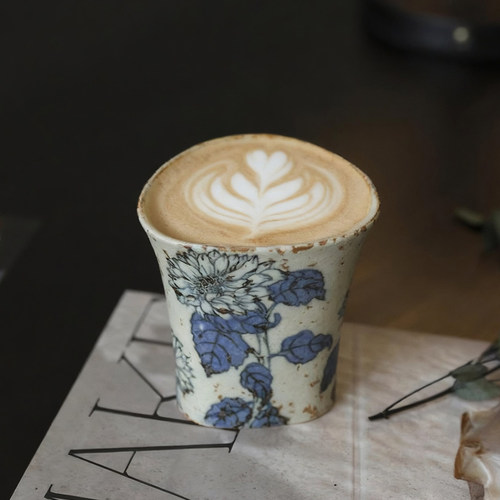 手作高档精致高颜值咖啡杯