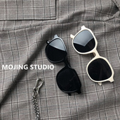 墨镜男 眼镜女潮复古原宿ulzzang圆脸方框太阳镜韩版 2025夏季 新款