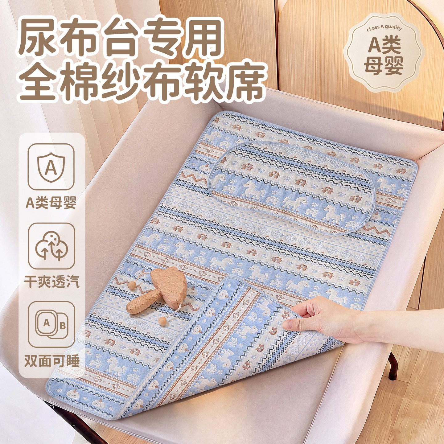 【不再磕屁屁】尿布台专用软凉垫图片