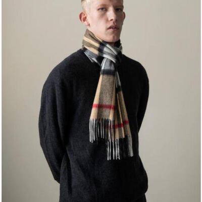 kiltane官网任意商品指定包税礼物纯羊毛格子流苏围巾