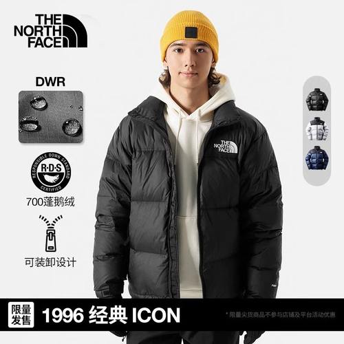 北面情侣款鹅绒1996ICON羽绒服