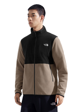 26马年TheNorthFace北面男Glacier保暖抓绒衣外套运动户外8FJ3