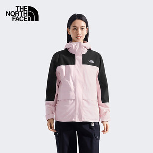 25秋冬新款TheNorthFace北面户外女经典防水抓绒三合一冲锋衣8ED0