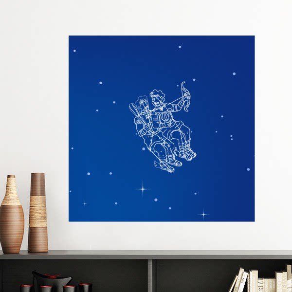五月六月双子座星座星空墙贴壁纸房间贴花