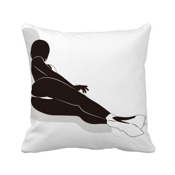 美丽女人比基尼长腿方形抱枕靠枕沙发靠垫双面含芯礼物