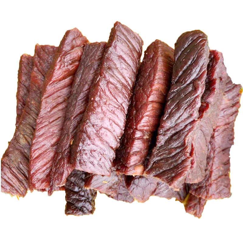 通辽特产内蒙古风干牛肉干500克原味香辣孜然特价7成干