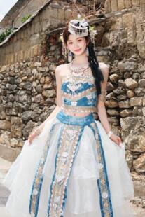 苗族服装女成人民族风爆款旅拍苗疆少女土家族少数民族舞台服饰新