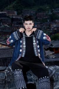 苗族服装男装外套土家族贵州苗疆服饰少数民族男旅拍写真摄影服